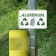 Horizontal Aluminum Recycling Sign