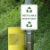 Vertical Recycle Only Sign