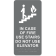 In Case of Fire Use Stairs Icon 12" x 6" ADA Sign