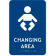 Baby Changing Area Icon 9" x 6" ADA Sign