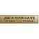Personalized My Cave My Rules 4" x 18" Engraved Wood Sign