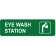 Eye Wash Station Engraved Plastic Sign | 3" x 10"