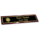 Piano Rosewood Desk Wedge with Black Plate & Custom Logo | 2" x 10"