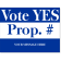 Blue Yes Proposition Yard Sign | 18" x 24"
