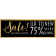 Boutique Sale 2" x 6" Banner