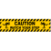 Caution Watch Your Step Icons 6" x 24" Decal