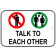 Talk Cell Phone Sign
