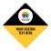 Custom Diamond Sign - Split Design with Logo