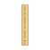 Vertical Engraved 18" x 3" Heavy Brass Signs