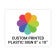 8"x10" Custom Plastic Sign, Full Color, Indoor/Outdoor (Horizontal)