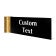 Custom Text 4" x 12" Corridor Sign