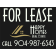 Custom For Lease Sign with Company Logo