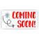 Custom Logo 3' x 6' Coming Soon Arrow Banner