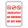 Custom No Smoking, E-Cig, Vaping Aluminum Sign