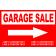 Customized Garage Sale Yard Sign - 18" x 24"