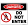Danger Do Not Enter 8" x 10" Full Color Sign