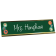 Custom Full Color Plastic Teachers Desk Plate