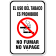 El Uso Del Tabaco No Fumar No Vapage 18" x 12" Aluminum Sign