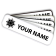 Engraved Rounded Plastic Wall or Door Name Plate