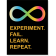 Experiment. Fail. Learn. Repeat. Poster Sign