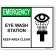 Eye Wash Station Keep Area Clear 8" x 10" Full Color Sign 