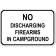 Firearms Campground 12" x 18" Aluminum Sign 