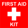First Aid Kit 6" x 6" Medical Symbol Engraved Sign 