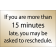 Late Arrival Reschedule Appointment 8" x 6" Engraved Sign