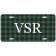 Green Buffalo Plaid Custom Monogram License Plate