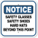 Notice Safety Glasses, Safety Shoes, Hard Hats 12" x 12" Aluminum Sign