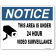 Notice Video Camera Surveillance 8" x 10" Full Color Sign