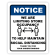 Notice We are Limiting Store Occupancy Sign