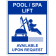 Pool Lift Available 8" x 6" Full Color Sign 