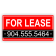  Red For Lease Banner | Custom Phone Number 3' x 6'