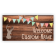 Rustic 3" x 6" Baby Boy Shower Banner 