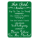 She Shed Rules 4" x 6" Gardening Sign 