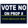 Vote No Navy Yard Sign | 18" x 24"