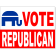 Vote Republican Yard Sign | 18" x 24"