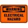 Warning Electrical Hazard 12" x 18" Aluminum Sign