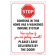 Weakened Immune System 9" x 6" Safety Sign
