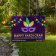 Happy Yardi Gras Celebrate Responsibly Yard Sign