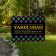 Yardi Gras Saint Pattern Yard Sign