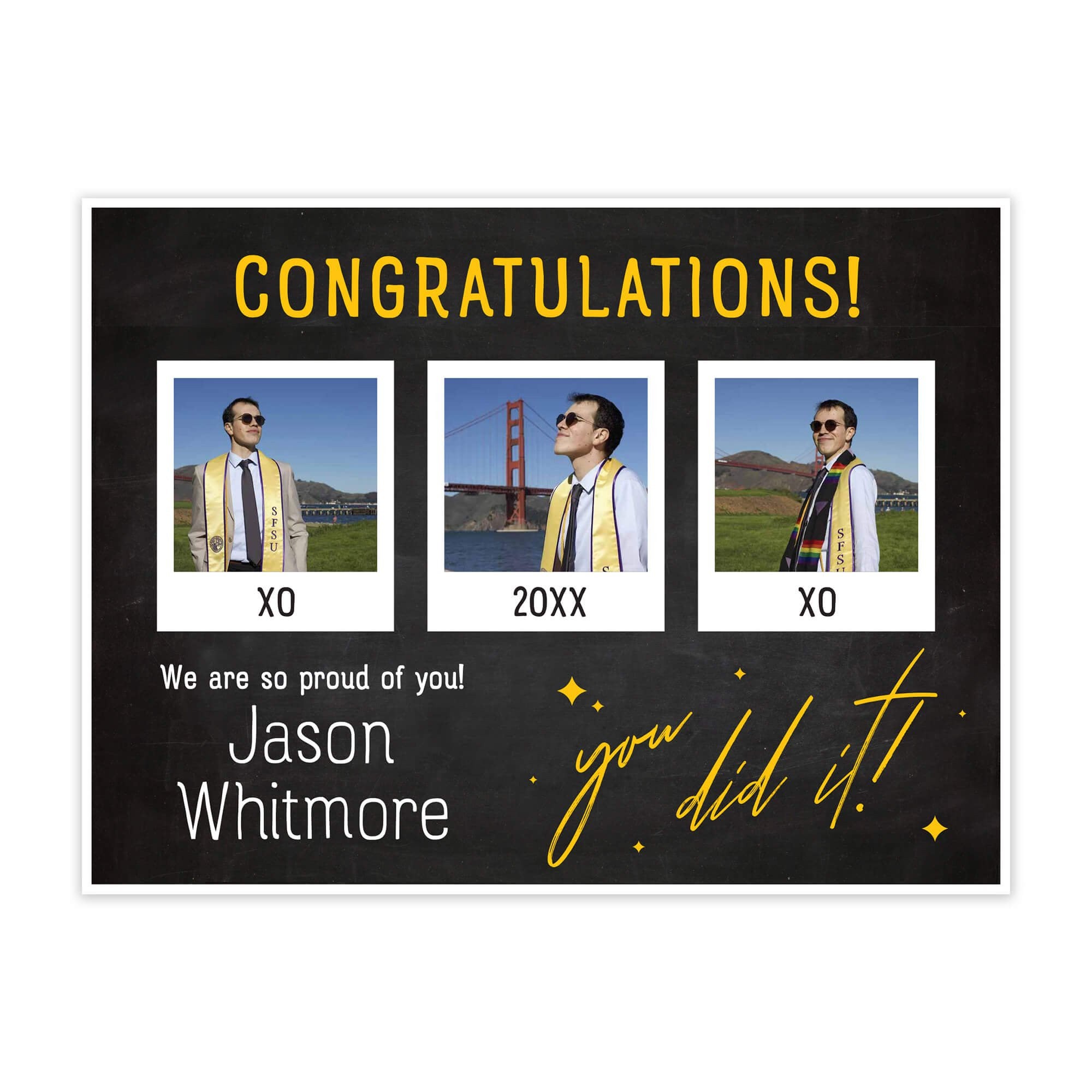 You Did It | Graduation Yard Sign