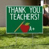Thank You Teachers Appreciation displayed in front of a house