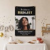 The Future Is Bright Graduation Banner hanging on a wall at a party