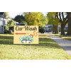 Mounted Car Wash Directional Sign