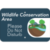 Horizontal Wildlife Conservation Sign