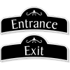 Enter / Exit Decorative Decal Set