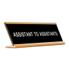 Assistant to Assistants Funny Desk Plate