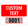 Clear Static Cling Parking Label | Design 103